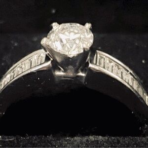 Kay Jewelers White Gold and Hand Picked Diamond Ring